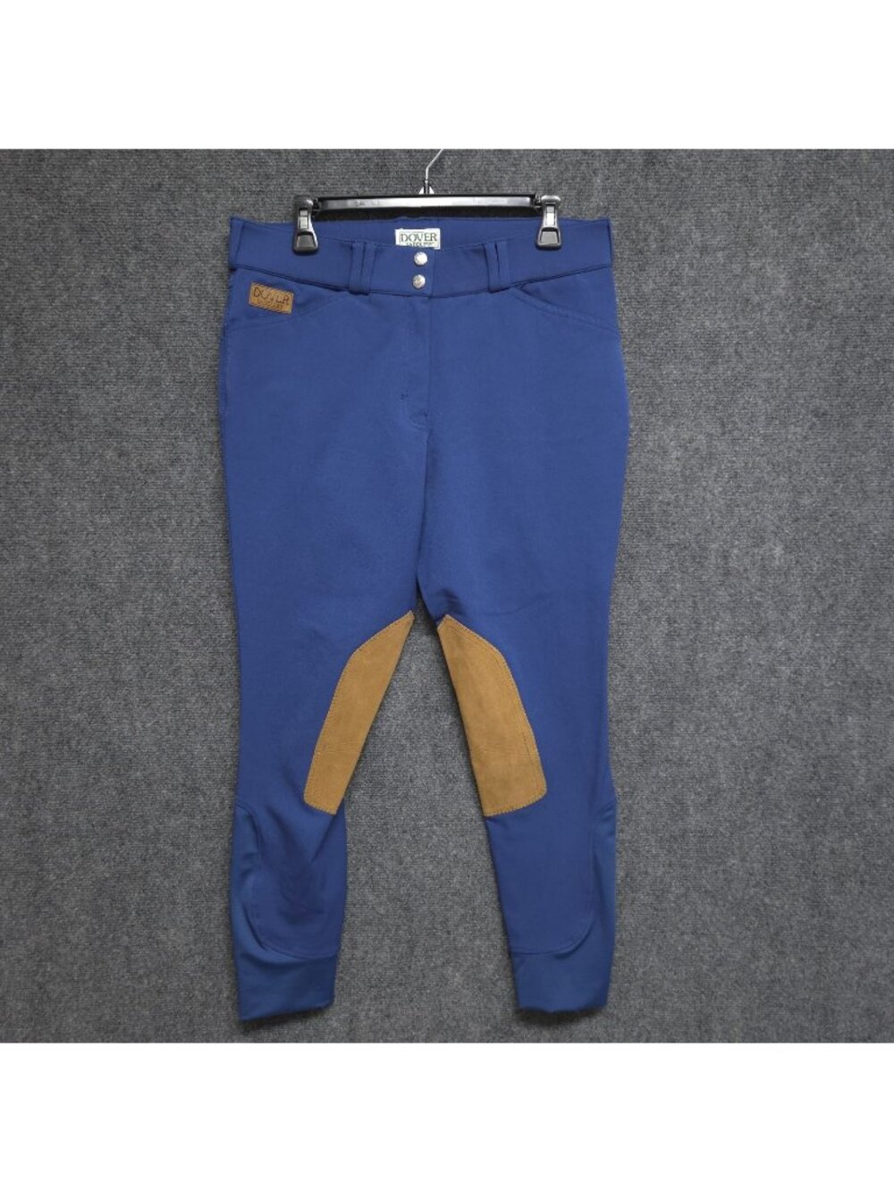 Dover Saddlery Pants Women Size 32 Riding Breeches Suede Knee Patch Equestrian